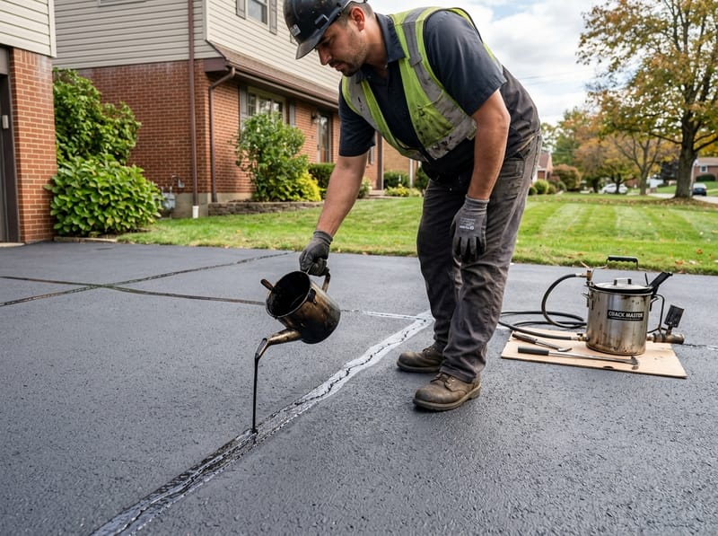 Crack Sealing - Penn Hills, PA